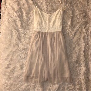 Tulle and lace dress